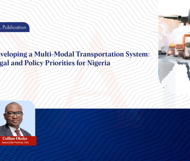 Developing a Multi-Modal Transportation System: Legal and Policy Priorities for Nigeria