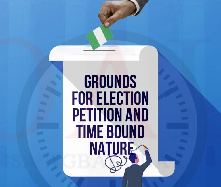 Grounds For Election Petition And Time Bound Nature.